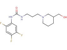 N-{3-[3-(hydroxymethyl)piperidin-1-yl]propyl}-N'-(2,4,5-trifluorophenyl)urea