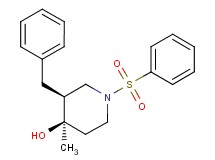 (3S*,4R*)-3-benzyl-4-methyl-1-(phenylsulfonyl)piperidin-4-ol