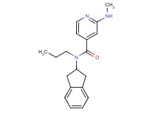 N-(2,3-dihydro-1H-inden-2-yl)-2-(methylamino)-N-propylisonicotinamide
