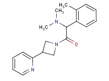 N,N-dimethyl-1-(2-methylphenyl)-2-oxo-2-[3-(2-pyridinyl)-1-azetidinyl]ethanamine