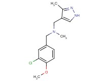 (3-chloro-4-methoxybenzyl)methyl[(3-methyl-1H-pyrazol-4-yl)methyl]amine
