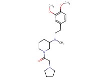 N-[2-(3,4-dimethoxyphenyl)ethyl]-N-methyl-1-(1-pyrrolidinylacetyl)-3-piperidinamine
