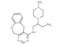 N-[2-(4-methylpiperazin-1-yl)butyl]-5,11-dihydro[1]benzoxepino[3,4-d]pyrimidin-4-amine