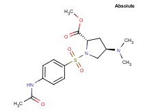 methyl (2S,4R)-1-{[4-(acetylamino)phenyl]sulfonyl}-4-(dimethylamino)pyrrolidine-2-carboxylate