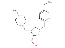 {(3R*,4R*)-1-[(5-ethylpyridin-2-yl)methyl]-4-[(4-methylpiperazin-1-yl)methyl]pyrrolidin-3-yl}methanol