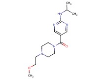 N-isopropyl-5-{[4-(2-methoxyethyl)piperazin-1-yl]carbonyl}pyrimidin-2-amine