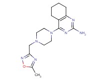 4-{4-[(5-methyl-1,2,4-oxadiazol-3-yl)methyl]piperazin-1-yl}-5,6,7,8-tetrahydroquinazolin-2-amine