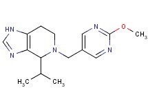 4-isopropyl-5-[(2-methoxypyrimidin-5-yl)methyl]-4,5,6,7-tetrahydro-1H-imidazo[4,5-c]pyridine