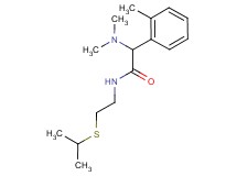 2-(dimethylamino)-N-[2-(isopropylthio)ethyl]-2-(2-methylphenyl)acetamide