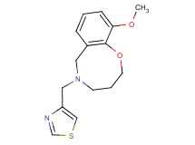 10-methoxy-5-(1,3-thiazol-4-ylmethyl)-3,4,5,6-tetrahydro-2H-1,5-benzoxazocine