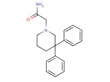 2-(3,3-diphenylpiperidin-1-yl)acetamide