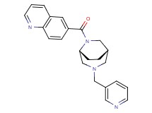 6-{[(1S*,5R*)-3-(pyridin-3-ylmethyl)-3,6-diazabicyclo[3.2.2]non-6-yl]carbonyl}quinoline