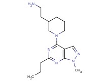 2-[1-(1-methyl-6-propyl-1H-pyrazolo[3,4-d]pyrimidin-4-yl)-3-piperidinyl]ethanamine