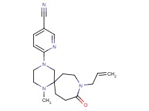 6-(9-allyl-1-methyl-10-oxo-1,4,9-triazaspiro[5.6]dodec-4-yl)nicotinonitrile
