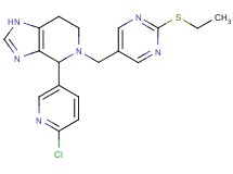 4-(6-chloropyridin-3-yl)-5-{[2-(ethylthio)pyrimidin-5-yl]methyl}-4,5,6,7-tetrahydro-1H-imidazo[4,5-c]pyridine