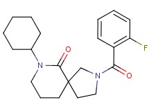 7-cyclohexyl-2-(2-fluorobenzoyl)-2,7-diazaspiro[4.5]decan-6-one