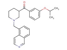 (3-isopropoxyphenyl)[1-(5-isoquinolinylmethyl)-3-piperidinyl]methanone