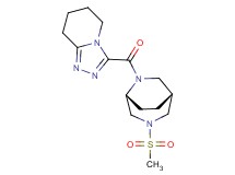 3-{[(1R*,5R*)-3-(methylsulfonyl)-3,6-diazabicyclo[3.2.2]non-6-yl]carbonyl}-5,6,7,8-tetrahydro[1,2,4]triazolo[4,3-a]pyridine