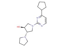 (3'S*,4'S*)-1'-(4-cyclopentylpyrimidin-2-yl)-1,3'-bipyrrolidin-4'-ol