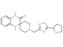 1-{[5-(tetrahydro-2-furanyl)-1,2,4-oxadiazol-3-yl]methyl}-1',4'-dihydro-3'H-spiro[piperidine-4,2'-quinoxalin]-3'-one