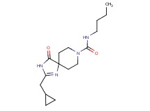 N-butyl-2-(cyclopropylmethyl)-4-oxo-1,3,8-triazaspiro[4.5]dec-1-ene-8-carboxamide