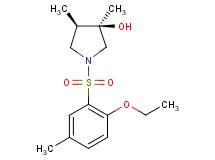 (3R*,4R*)-1-[(2-ethoxy-5-methylphenyl)sulfonyl]-3,4-dimethyl-3-pyrrolidinol