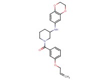 1-[3-(allyloxy)benzoyl]-N-(2,3-dihydro-1,4-benzodioxin-6-yl)-3-piperidinamine