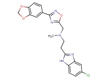 N-{[3-(1,3-benzodioxol-5-yl)-1,2,4-oxadiazol-5-yl]methyl}-2-(5-chloro-1H-benzimidazol-2-yl)-N-methylethanamine