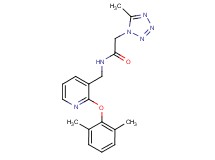 N-{[2-(2,6-dimethylphenoxy)pyridin-3-yl]methyl}-2-(5-methyl-1H-tetrazol-1-yl)acetamide