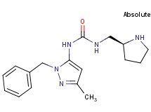 N-(1-benzyl-3-methyl-1H-pyrazol-5-yl)-N'-[(2S)-2-pyrrolidinylmethyl]urea hydrochloride