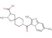8-[(2,7-dimethylimidazo[1,2-a]pyridin-3-yl)carbonyl]-2-methyl-2,8-diazaspiro[4.5]decane-3-carboxylic acid