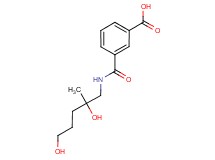 3-{[(2,5-dihydroxy-2-methylpentyl)amino]carbonyl}benzoic acid