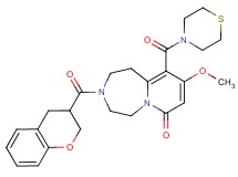 3-(3,4-dihydro-2H-chromen-3-ylcarbonyl)-9-methoxy-10-(4-thiomorpholinylcarbonyl)-2,3,4,5-tetrahydropyrido[1,2-d][1,4]diazepin-7(1H)-one