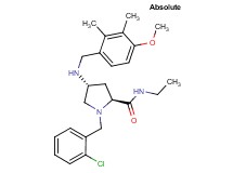 (4R)-1-(2-chlorobenzyl)-N-ethyl-4-[(4-methoxy-2,3-dimethylbenzyl)amino]-L-prolinamide