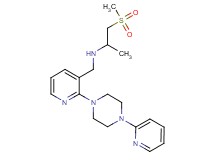 1-(methylsulfonyl)-N-{[2-(4-pyridin-2-ylpiperazin-1-yl)pyridin-3-yl]methyl}propan-2-amine