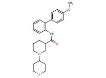 N-(4'-methoxy-2-biphenylyl)-1-(tetrahydro-2H-thiopyran-4-yl)-3-piperidinecarboxamide