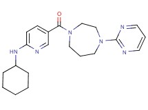 N-cyclohexyl-5-{[4-(2-pyrimidinyl)-1,4-diazepan-1-yl]carbonyl}-2-pyridinamine