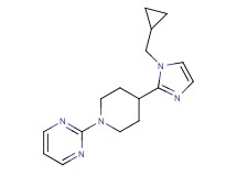 2-{4-[1-(cyclopropylmethyl)-1H-imidazol-2-yl]-1-piperidinyl}pyrimidine