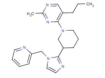 2-methyl-5-propyl-4-{3-[1-(pyridin-2-ylmethyl)-1H-imidazol-2-yl]piperidin-1-yl}pyrimidine