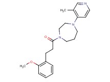 1-[3-(2-methoxyphenyl)propanoyl]-4-(3-methyl-4-pyridinyl)-1,4-diazepane