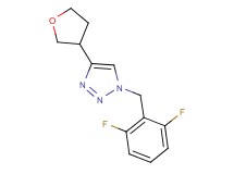 1-(2,6-difluorobenzyl)-4-(tetrahydrofuran-3-yl)-1H-1,2,3-triazole