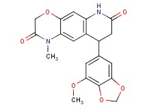 9-(7-methoxy-1,3-benzodioxol-5-yl)-1-methyl-8,9-dihydro-1H-[1,4]oxazino[3,2-g]quinoline-2,7(3H,6H)-dione