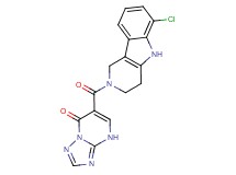 6-[(6-chloro-1,3,4,5-tetrahydro-2H-pyrido[4,3-b]indol-2-yl)carbonyl][1,2,4]triazolo[1,5-a]pyrimidin-7(4H)-one