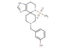 3-{[5-(methylsulfonyl)-1,5,6,7-tetrahydro-1'H-spiro[imidazo[4,5-c]pyridine-4,4'-piperidin]-1'-yl]methyl}phenol