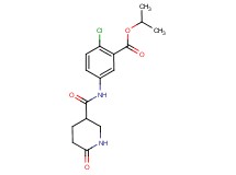 isopropyl 2-chloro-5-{[(6-oxopiperidin-3-yl)carbonyl]amino}benzoate