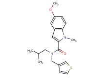 N-isobutyl-5-methoxy-1-methyl-N-(3-thienylmethyl)-1H-indole-2-carboxamide