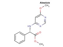 methyl (2S)-[(6-methoxypyrimidin-4-yl)amino](phenyl)acetate
