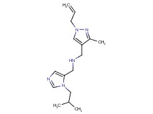 1-(1-allyl-3-methyl-1H-pyrazol-4-yl)-N-[(1-isobutyl-1H-imidazol-5-yl)methyl]methanamine
