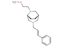 (1S*,5R*)-6-(2-methoxyethyl)-3-[(2E)-3-phenyl-2-propen-1-yl]-3,6-diazabicyclo[3.2.2]nonane