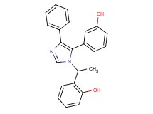 2-{1-[5-(3-hydroxyphenyl)-4-phenyl-1H-imidazol-1-yl]ethyl}phenol